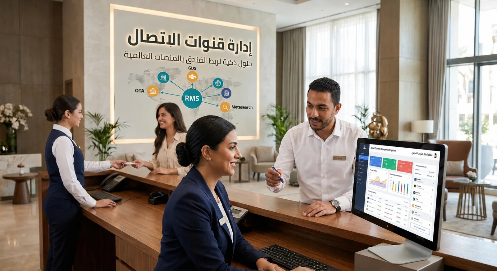 إدارة قنوات الإتصال